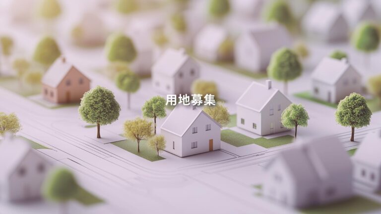 アイキャッチ画像 用地募集 街並み
