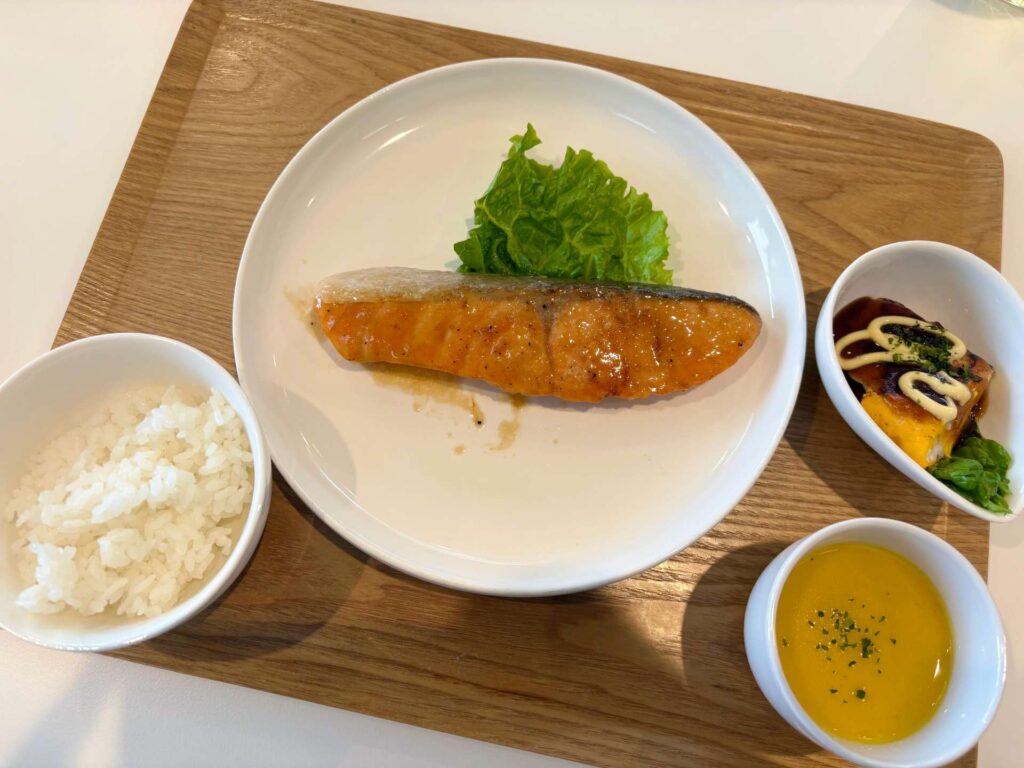 サーモンのバターしょうゆ焼き