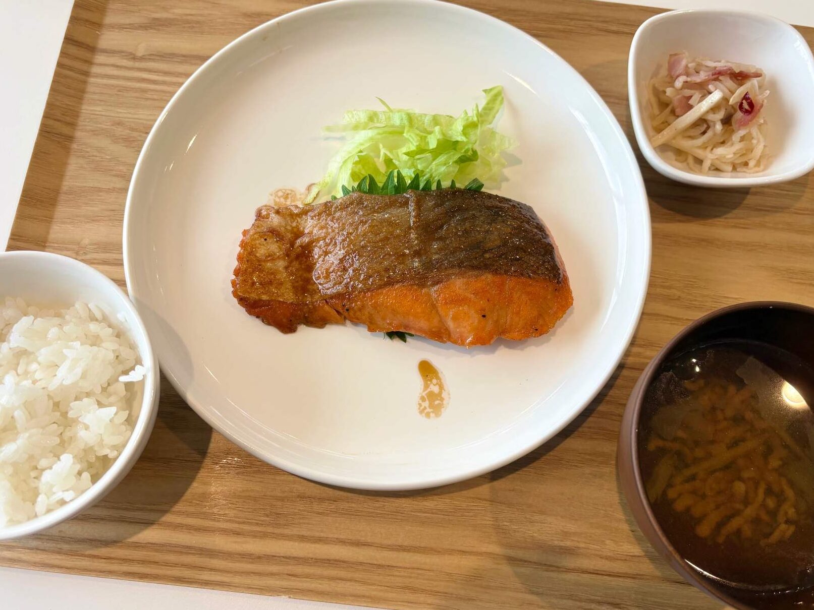 サーモンの照り焼き
