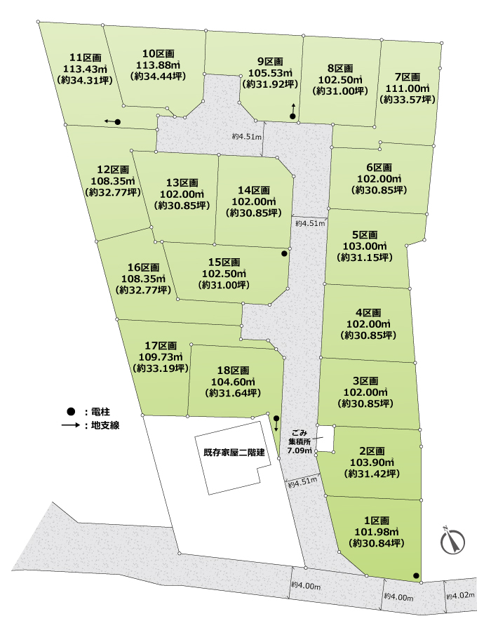 茅ヶ崎今宿 区画図 20251002