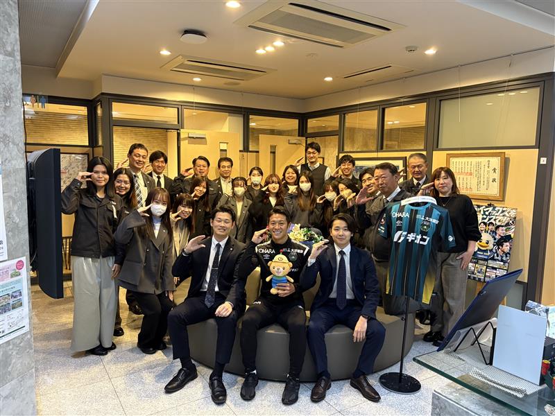 高野選手 集合写真